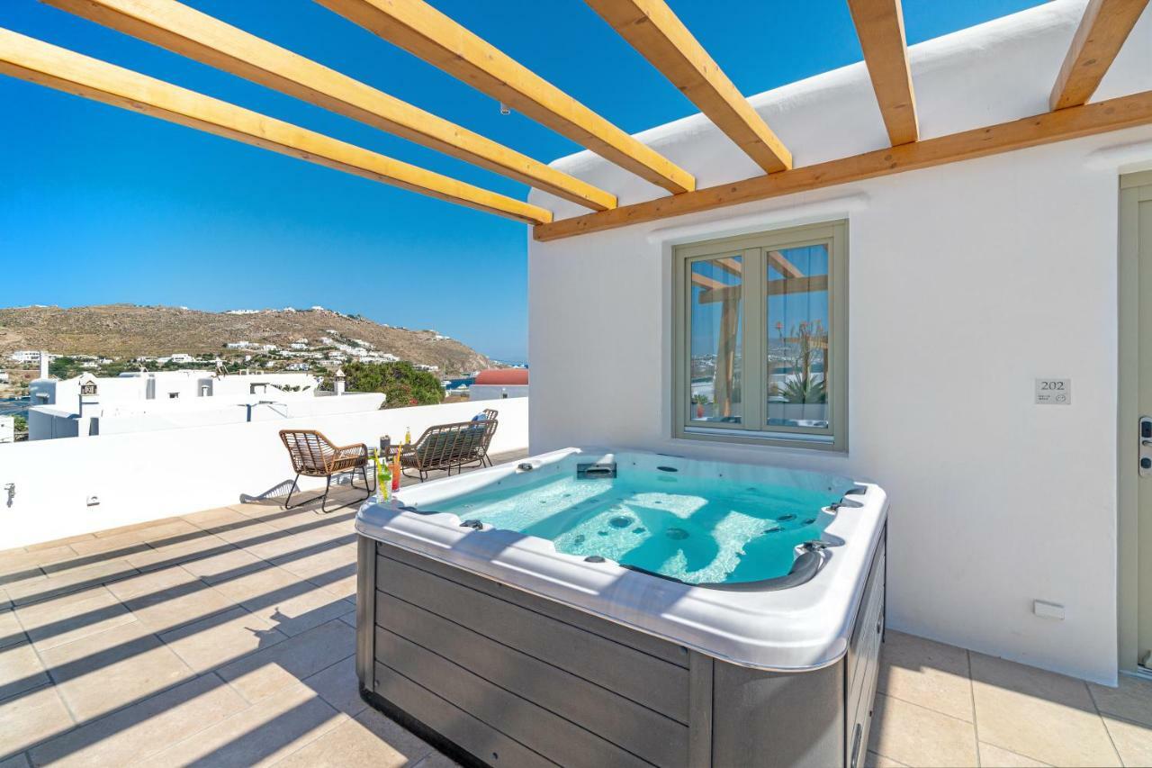Hotel Mykonos Cactus Ornos  Esterno foto